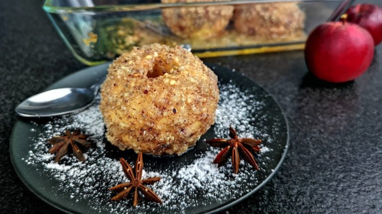 Bratapfel ⛄🎄 Rezept schnell & einfach #sweets #dessert #recipes #christmas #shorts #bakedapple