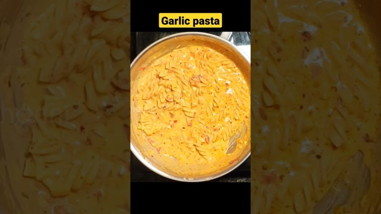 Creamy garlic pasta | Yummy pasta recipe #suduthanni #shorts #garlicpasta