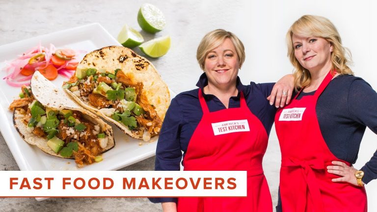 How to Make Over Fast Food Favorites: Shredded Chicken Tacos and Grilled Pizza