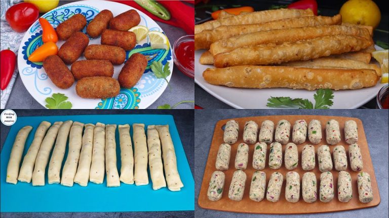 2 Unique Iftar Snacks Kids & Ramadan Special Recipes By Cooking With Passion, Aloo Chicken Rolls