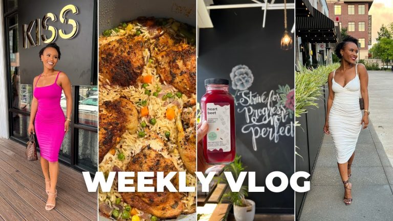Weekly Vlog | Lots of cooking, Beef Stew Recipe & One Pot Chicken & Rice Recipe | Beautifully Syndie