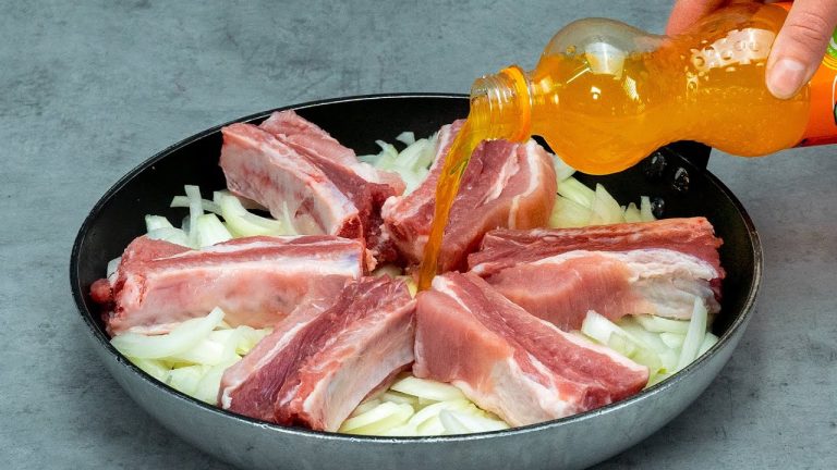Fanta and a pan! The recipe for the best pork ribs
