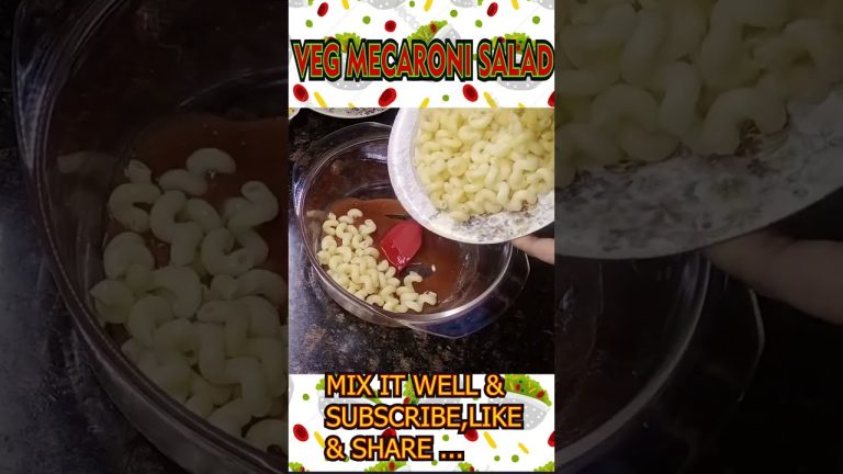 Salad Decoration/Salad Recipe/Pasta Salad/Macaroni salad/ #viral #vegsalad #pastasalad #saladrecipe