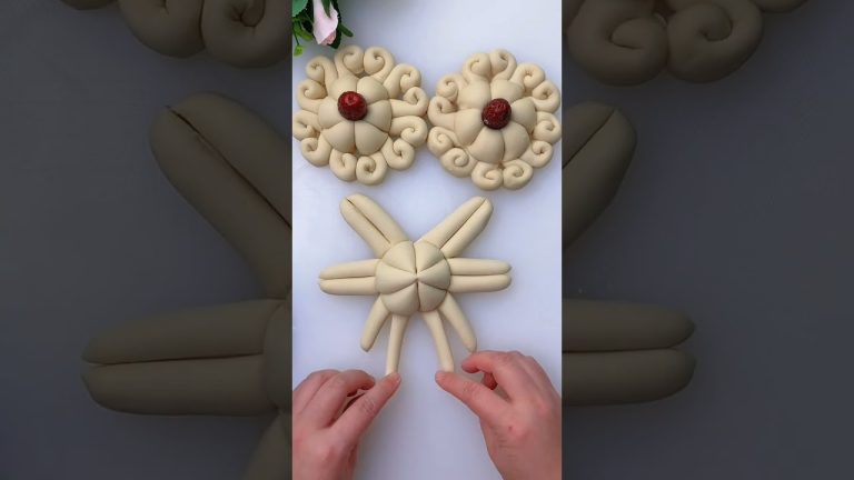 Satisfying & Creative Dough Pastry Recipes (P215) – Bread Rolls, Bun Shapes, Pasta, Sun Cake Shape