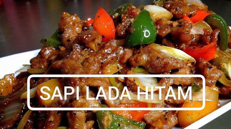 RESEP SAPI LADA HITAM || BLACK PEPPER BEEF
