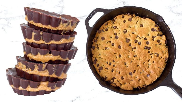 Healthy Dessert Recipes! Quick Healthy Dessert Ideas ft. Chocolate Chip Cookie Skillet!