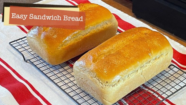 Easy Sandwich Bread Recipe For Beginners