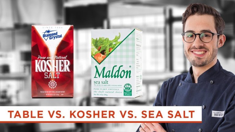 What’s the Difference Between Kosher Salt, Table Salt, and Sea Salt?