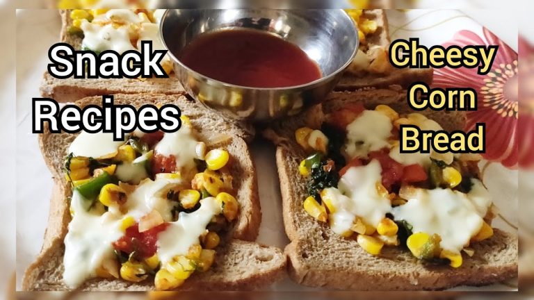 Cheesy Corn Toast Recipe | Snack Recipes | Tawa Bread Recipes | Cheese Bread Recipe | Cooking Center