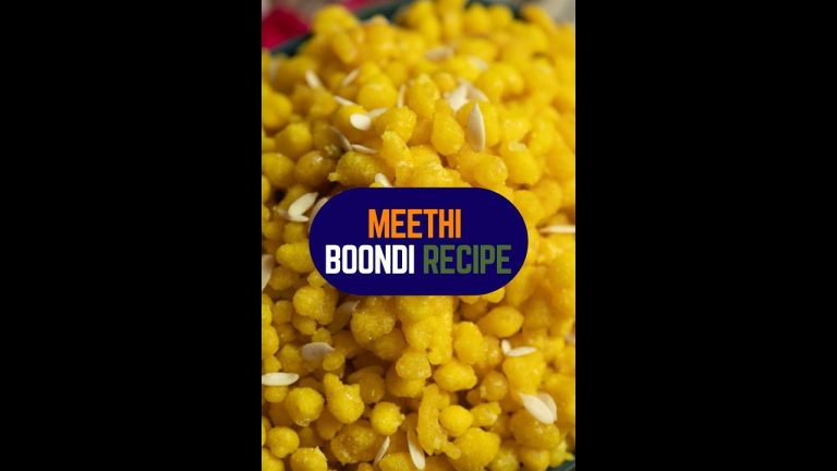 Independence Day Special बूंदी | Boondi Kaise Banate Hain? | Kunal Kapur Dessert Recipes #Shorts