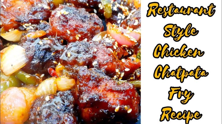 Restaurant style chicken chatpata fry | Chicken chatpata recipe | Crispy chicken with sauce