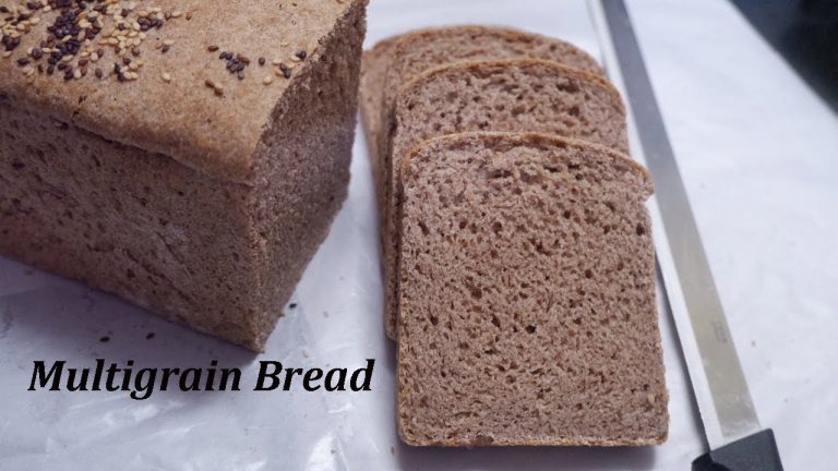 Multigrain Bread using Ragi Flour, Jowar Flour , Oats Flour | Multigrain Bread Recipe
