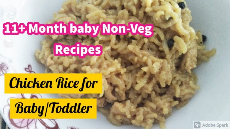 11+ MONTH BABY CHICKEN RECIPE IN TAMIL/CHICKEN RICE FOR BABIES/NON-VEG BABY FOOD