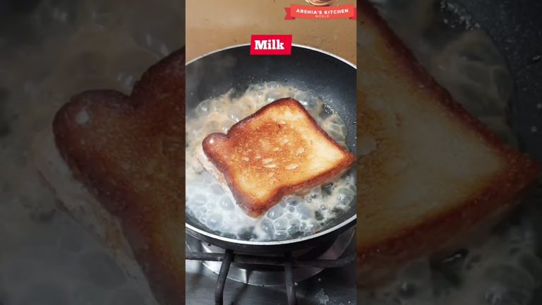 Fried Milk Bread #shorts #milk #friedbread