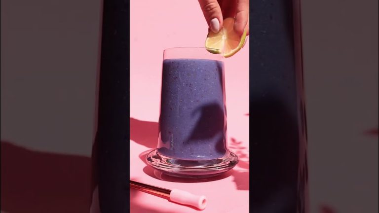 Purple sour smoothie recipe #shorts