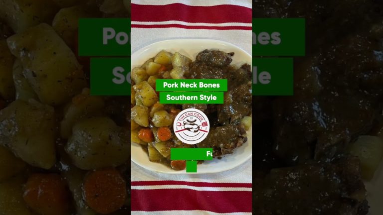 Southern Style Pork Neck Bones