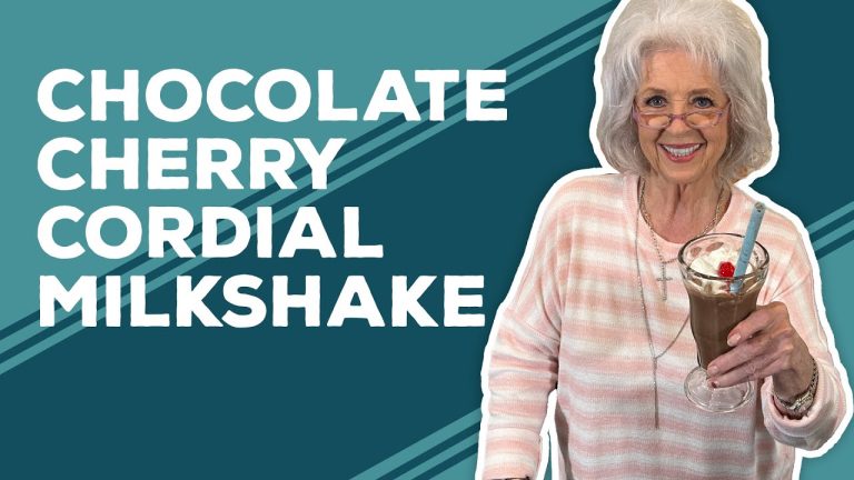 Love & Best Dishes: Chocolate Cherry Cordial Milkshake Recipe | Valentine's Day Dessert Ideas