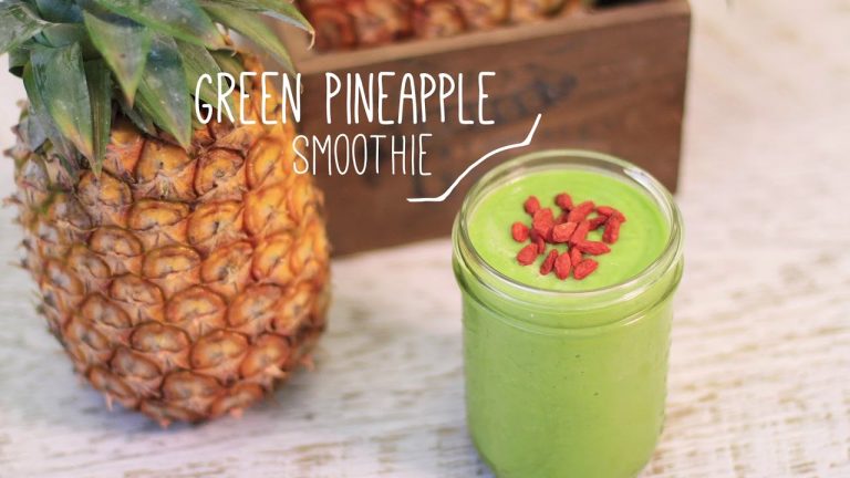 Green Pineapple Smoothie Recipe