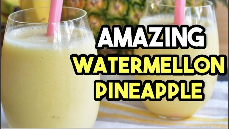 Watermelon Pineapple and Strawberry Smoothie – Smoothie Recipes