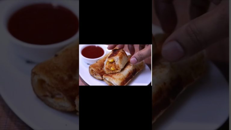 Bread Corn Snacks #recipe  #shorts