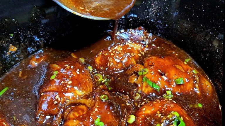Day 3 of Slow Cooker Recipes | Honey Soy Glazed Chicken Thighs