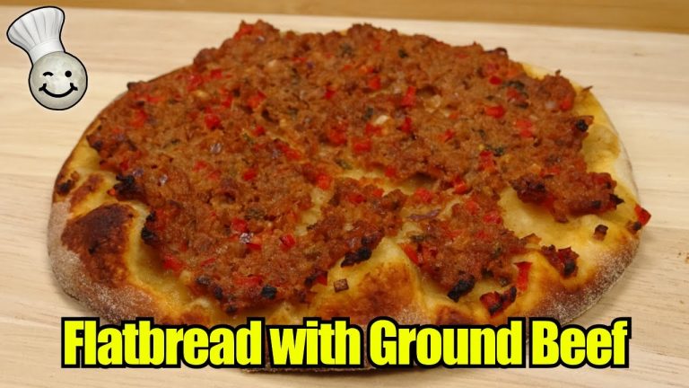 Delicious and Easy Flatbread with Ground Beef Recipe