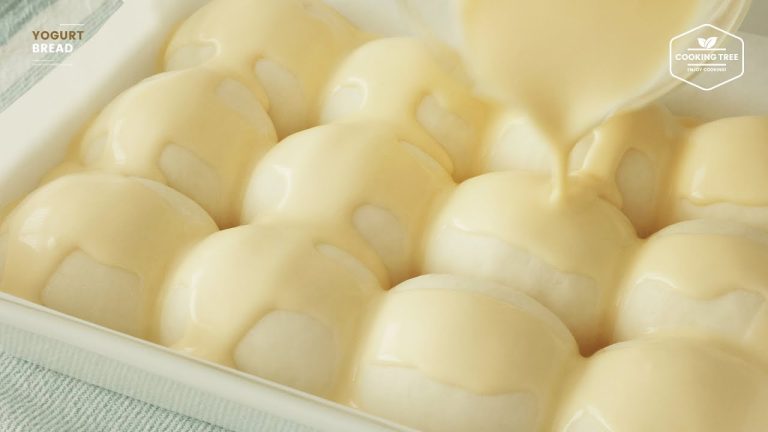 촉촉하게 구운 요거트 빵 만들기 : Soft Yogurt bread Recipe | Cooking tree