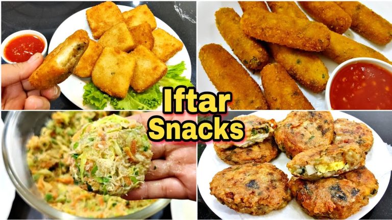 4 Best Ramadan Snacks | Snack Recipe 2023 | Bread Recipe