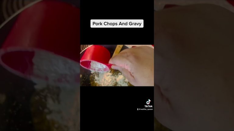 SMOTHERED PORK CHOPS