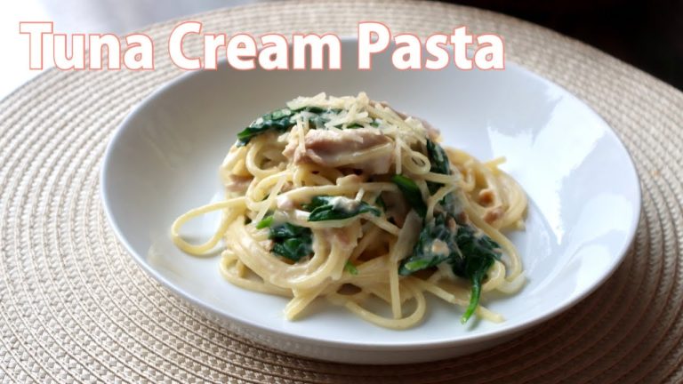 Tuna Cream Pasta Recipe – Japanese Cooking 101