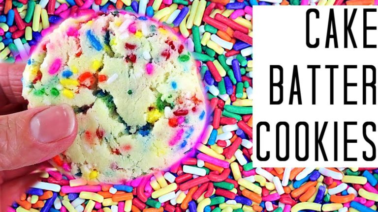 Best BAKE SALE  ideas || Sprinkle Cake Batter Cookies! Quick & Easy Dessert Recipes