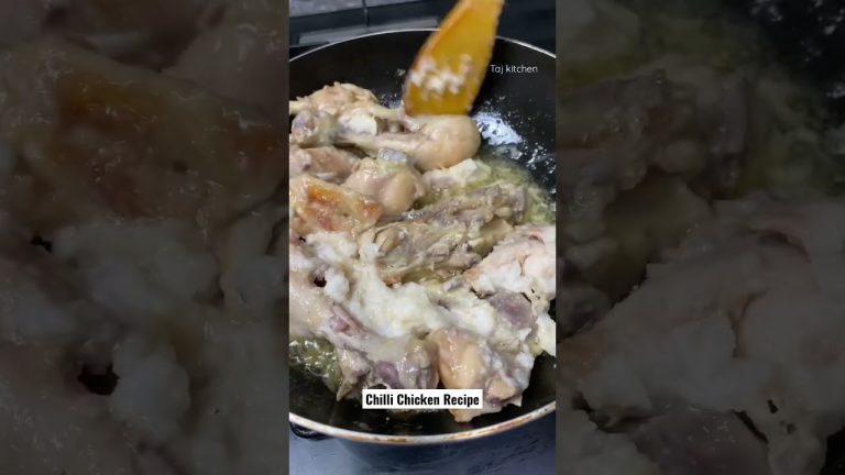 Chilly Chicken Recipe #youtubeshorts #shorts #shortsfeed