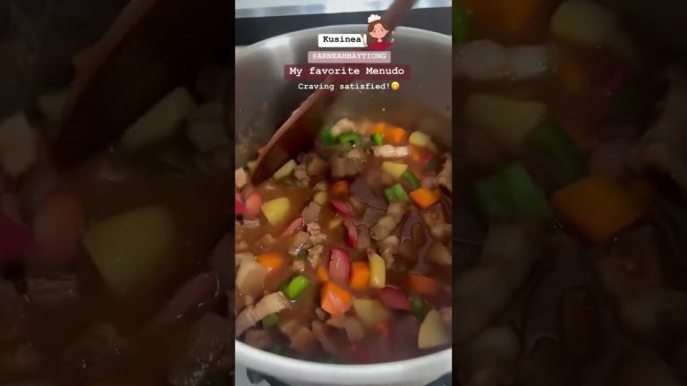 Kusinea👩🏻‍🍳 cooks Menudo-a traditional stew from the PH🇵🇭😋 recipe below ⬇️ #reels #fyp #shorts