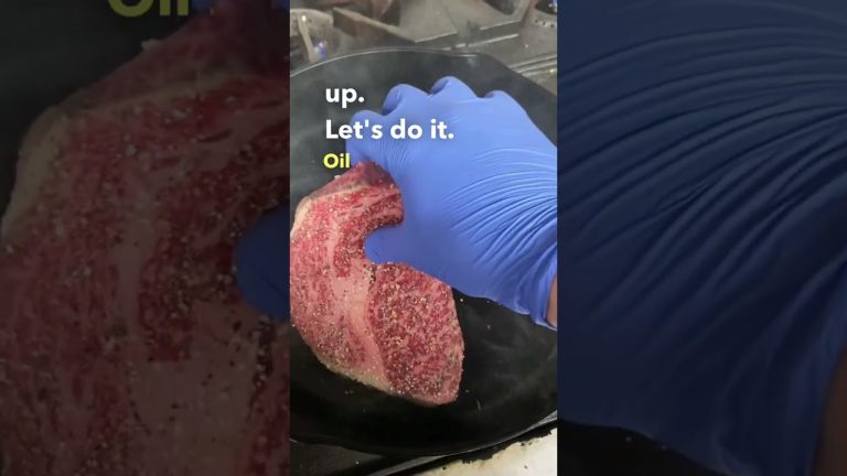 Whiskey Aged Wagyu steak cooked up! #steak #experiment