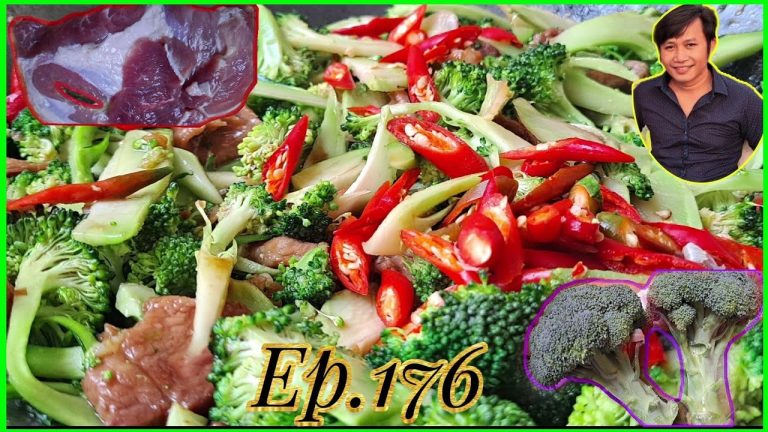 Ep.176 stir fry pork with green cauliflowers simple  recipe@saretcooking&lifestyle #stirfry 21.02.23