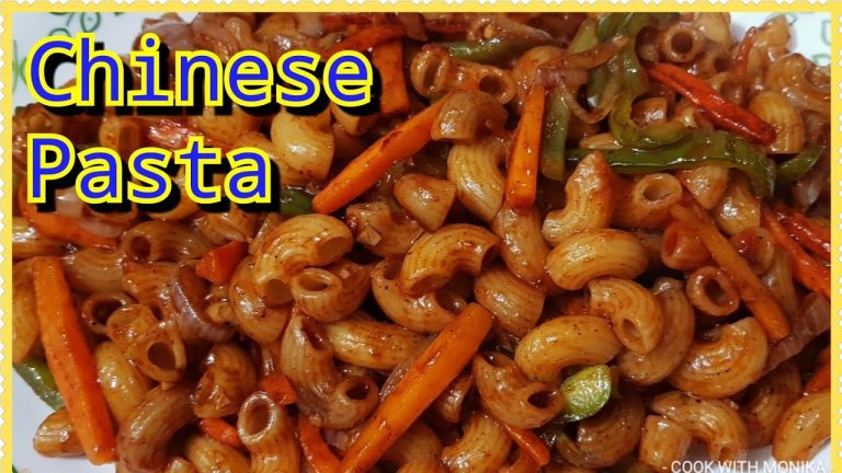 Instant Pasta Chinese Style In 5 Minutes | चाइनीज वेजीटेबल पास्ता | Cook With Monika