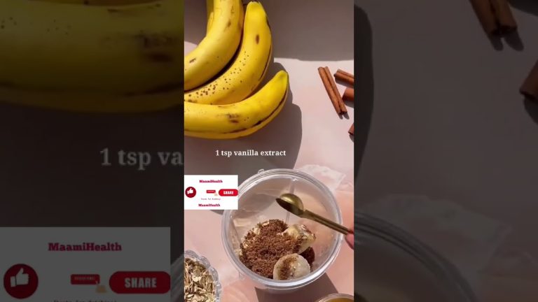 Oatmeal banana 🍌 smoothie recipe #shorts #shortsfeed #homeremedy #youtubeshorts