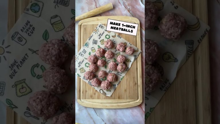 Paleo Pork Meatballs aka Bún chả