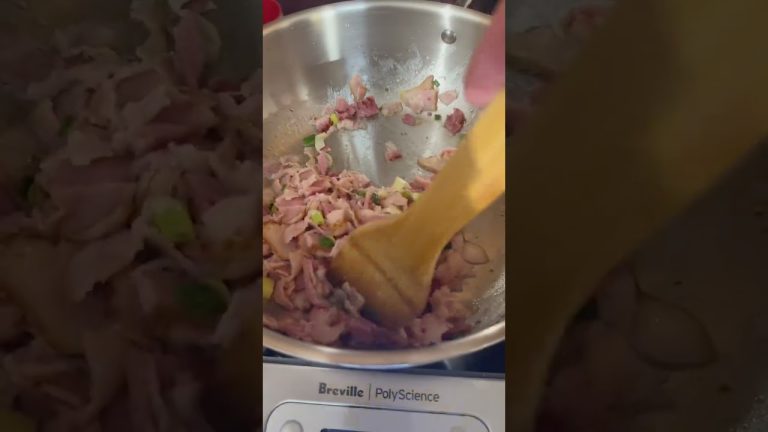 Scrambled Eggs and Bacon on the Breville Control Freak Induction Cooker & made-in Saucier