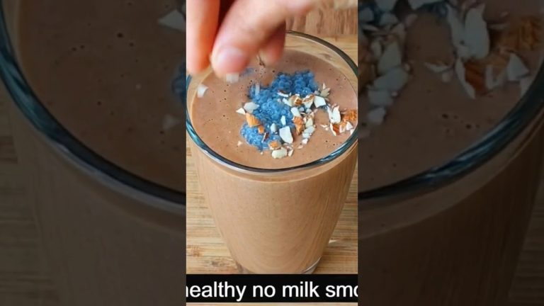 No milk oats breakfast smoothie #shorts #bhusanurcooking