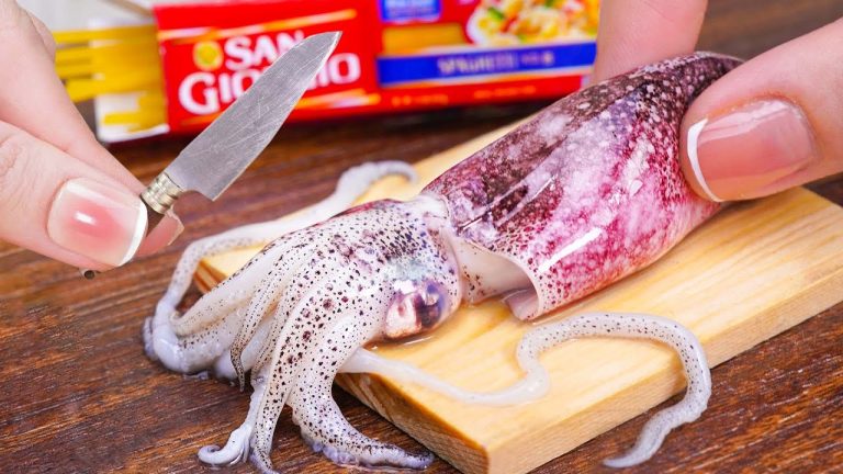 Must Try! AMAZING Miniature Seafood Pasta Recipe | Yummy ASMR Food & Tiny Cooking