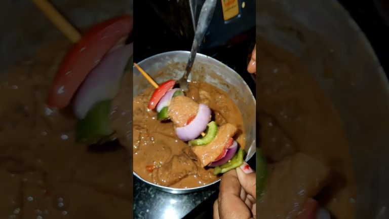 Preparation for Chicken Satay Part-1 | Chicken recipes #shorts #youtubeshorts #trending