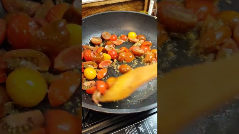 Pasta with Cherry Tomatoes | Pasta Recipe Cooking | Homemade Food Cooking |