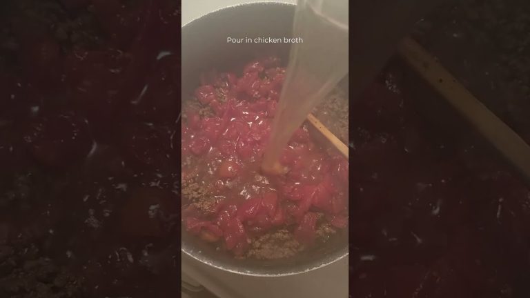 Easy Beef Chili Recipe Stovetop