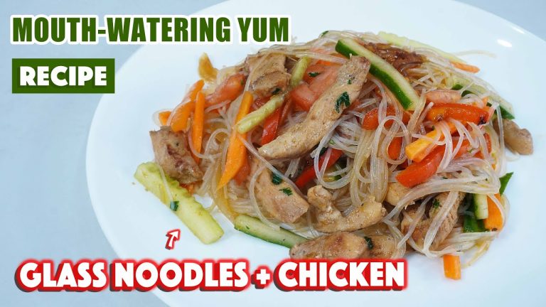 One Pan Chicken Lunch Recipe | Korean Glass Noodles Recipe Idea
