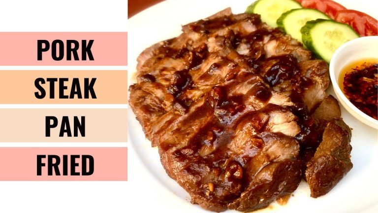 PAN FRIED PORK SHOULDER STEAKS So Easy & Tasty | Aunty Mary Cooks