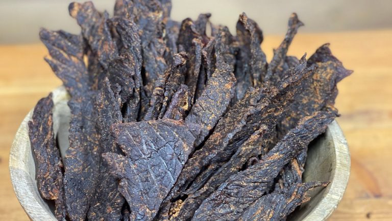 Alabama Style Spicy BBQ Beef Jerky Recipe