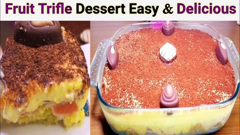 Fruit Custard Dessert Recipe( Iftar Special )🍰| Custard Trifle Dessert | Healthy Dessert Recipes |