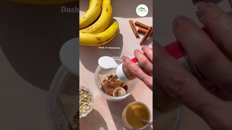 Oatmeal Banana Smoothie  #shorts #healthylifestyle #healthyrecipes #smoothierecipes #smoothiebowl