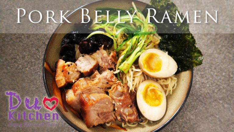 Pork Belly Ramen Recipe Noodle Bowl